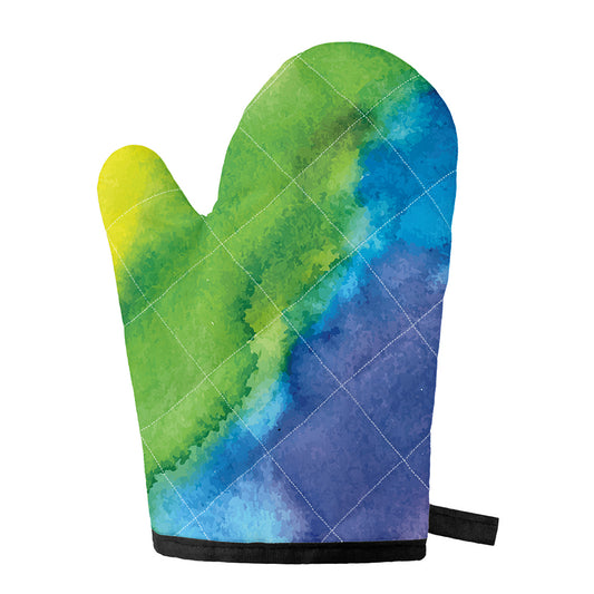 Watercolor Rainbow LGBT Pride Print Single Oven Mitt