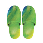 Watercolor Rainbow LGBT Pride Print Slippers
