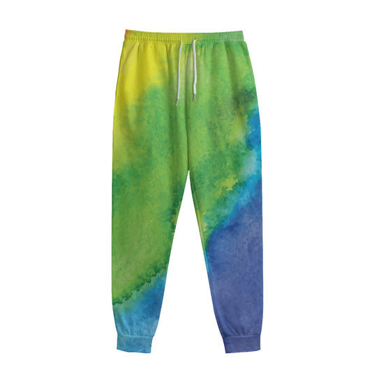 Watercolor Rainbow LGBT Pride Print Sweatpants