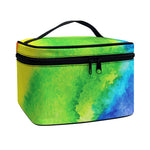 Watercolor Rainbow LGBT Pride Print Travel Makeup Bag