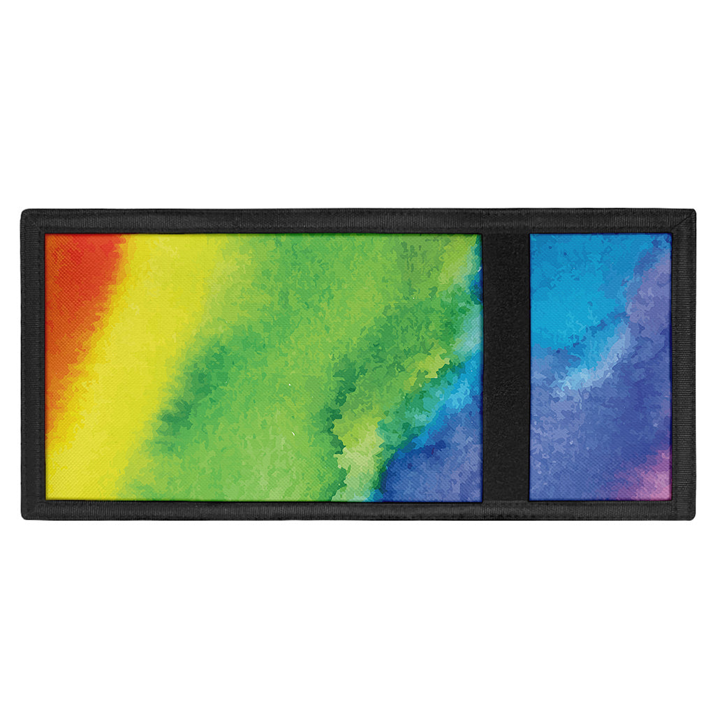 Watercolor Rainbow LGBT Pride Print Trifold Wallet