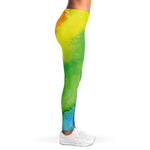 Watercolor Rainbow LGBT Pride Print Women's Leggings