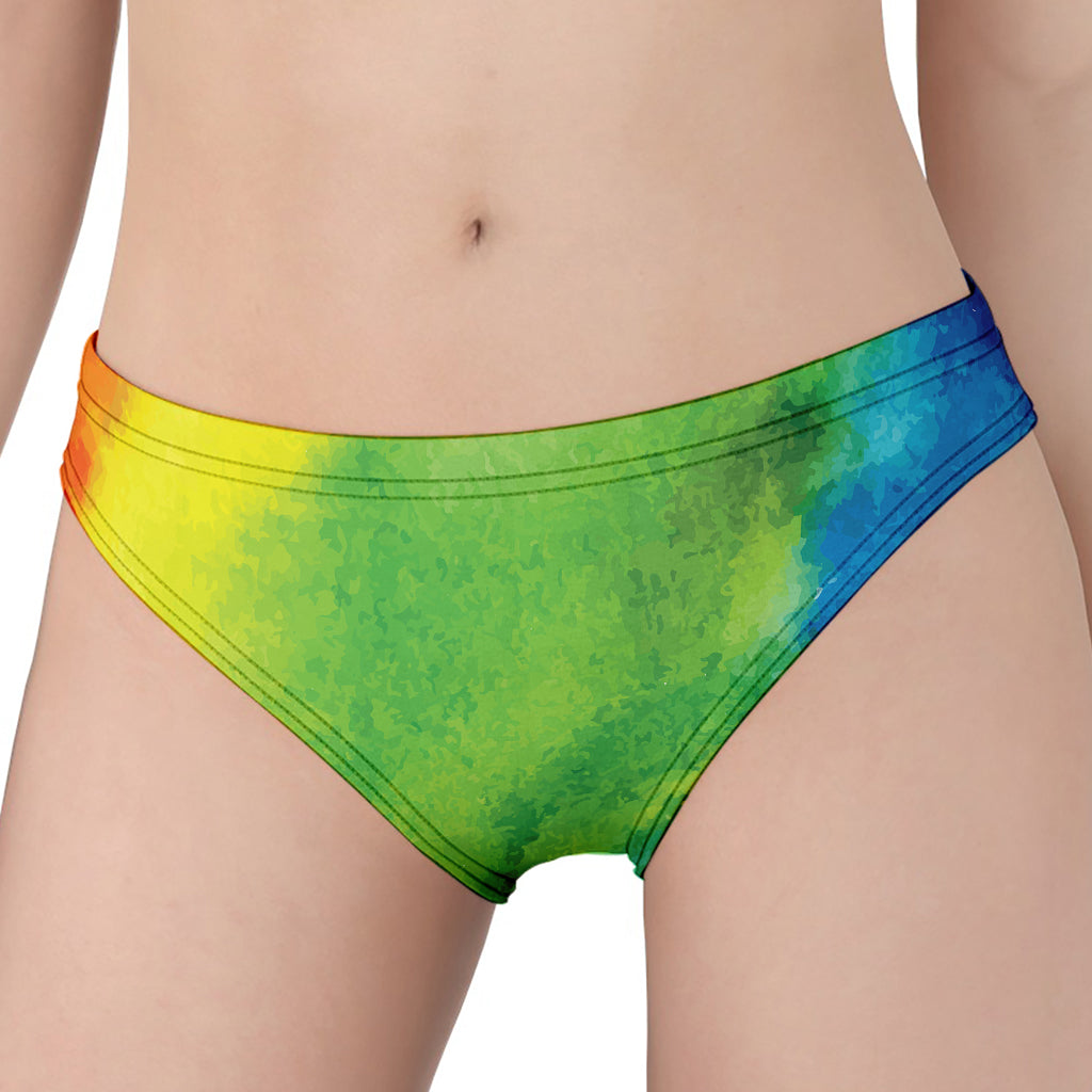 Watercolor Rainbow LGBT Pride Print Women's Panties