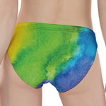 Watercolor Rainbow LGBT Pride Print Women's Panties