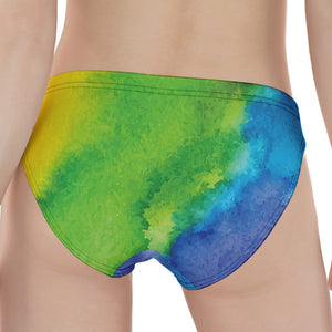 Watercolor Rainbow LGBT Pride Print Women's Panties