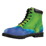 Watercolor Rainbow LGBT Pride Print Work Boots