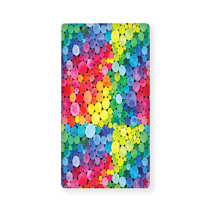 Watercolor Rainbow Pattern Print Baby Crib Sheet