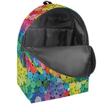 Watercolor Rainbow Pattern Print Backpack