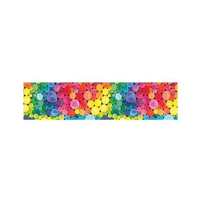 Watercolor Rainbow Pattern Print Bed Runner