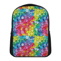 Watercolor Rainbow Pattern Print Casual Backpack