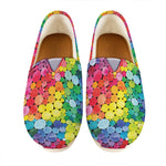 Watercolor Rainbow Pattern Print Casual Shoes
