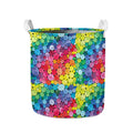 Watercolor Rainbow Pattern Print Collapsible Laundry Basket