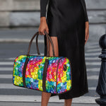Watercolor Rainbow Pattern Print Duffle Bag