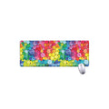 Watercolor Rainbow Pattern Print Extended Mouse Pad