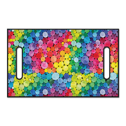 Watercolor Rainbow Pattern Print Golf Cart Seat Cover
