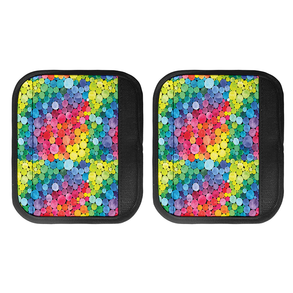 Watercolor Rainbow Pattern Print Handle Covers