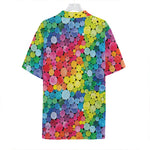 Watercolor Rainbow Pattern Print Hawaiian Shirt