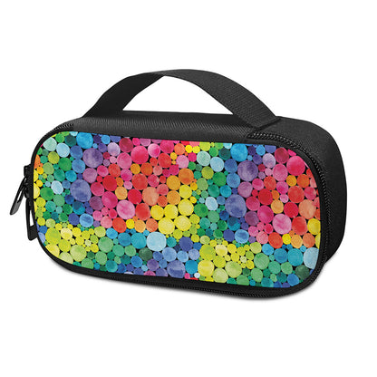 Watercolor Rainbow Pattern Print Insulin Cooler Travel Case