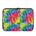 Watercolor Rainbow Pattern Print Laptop Sleeve