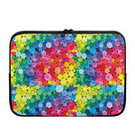 Watercolor Rainbow Pattern Print Laptop Sleeve