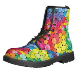 Watercolor Rainbow Pattern Print Backpack