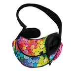 Watercolor Rainbow Pattern Print Pet Sling Carrier