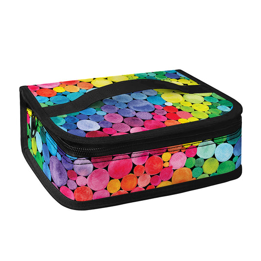 Watercolor Rainbow Pattern Print Small Lunch Bag