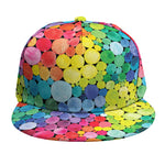 Watercolor Rainbow Pattern Print Snapback Cap