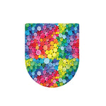 Watercolor Rainbow Pattern Print Toilet Lid Cover