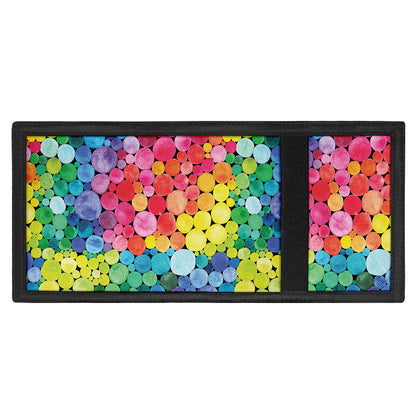Watercolor Rainbow Pattern Print Trifold Wallet