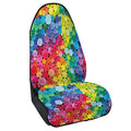 Watercolor Rainbow Pattern Print Waterproof Car Seat Cover