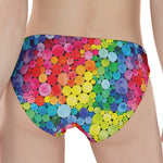 Watercolor Rainbow Pattern Print Women's Panties