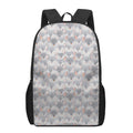 Watercolor Rat Pattern Print 17 Inch Backpack