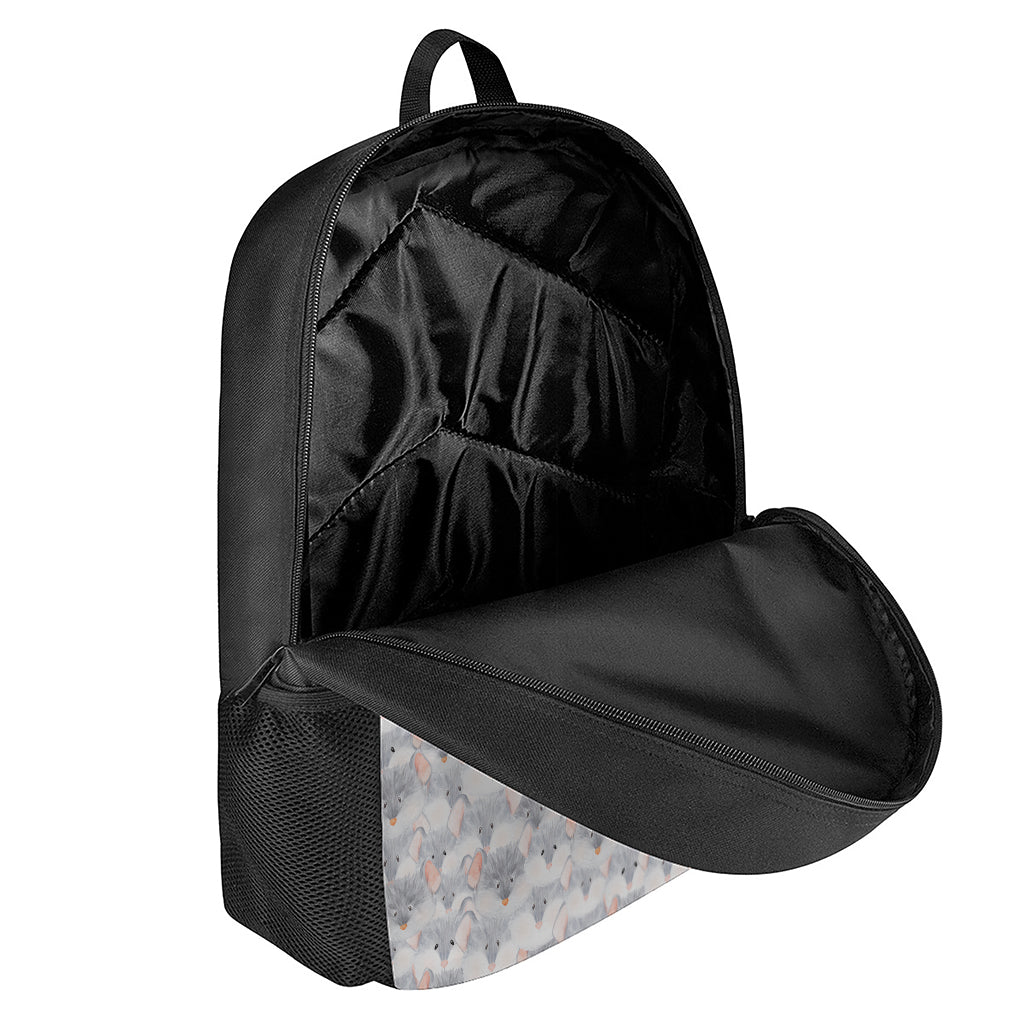 Watercolor Rat Pattern Print 17 Inch Backpack
