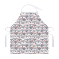 Watercolor Rat Pattern Print Adjustable Apron