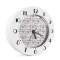 Watercolor Rat Pattern Print Alarm Clock