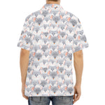 Watercolor Rat Pattern Print Aloha Shirt
