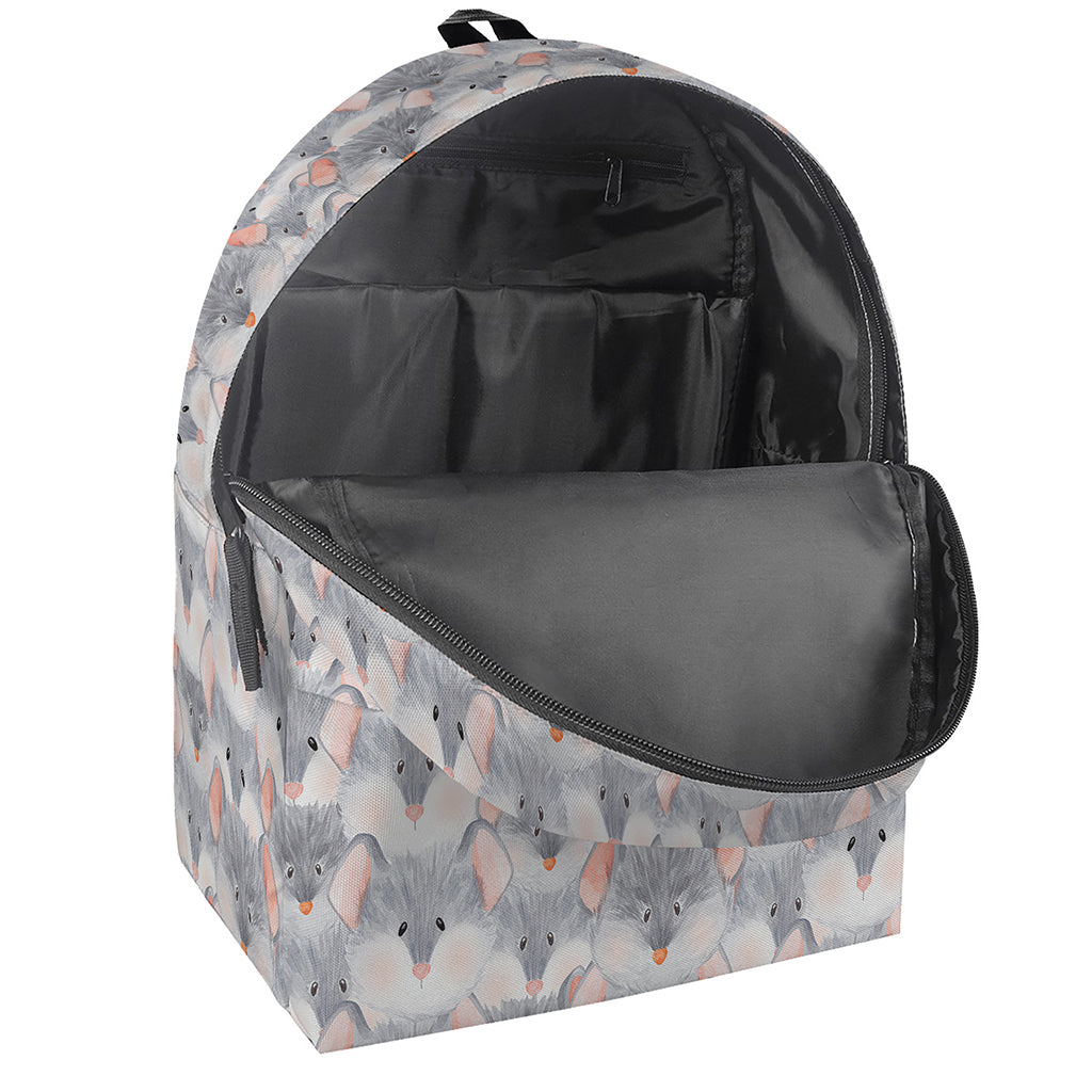 Watercolor Rat Pattern Print Backpack