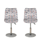 Watercolor Rat Pattern Print Bar Stool Covers