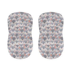 Watercolor Rat Pattern Print Bar Stool Covers