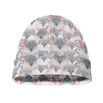 Watercolor Rat Pattern Print Beanie