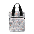 Watercolor Rat Pattern Print Bible Tote Bag