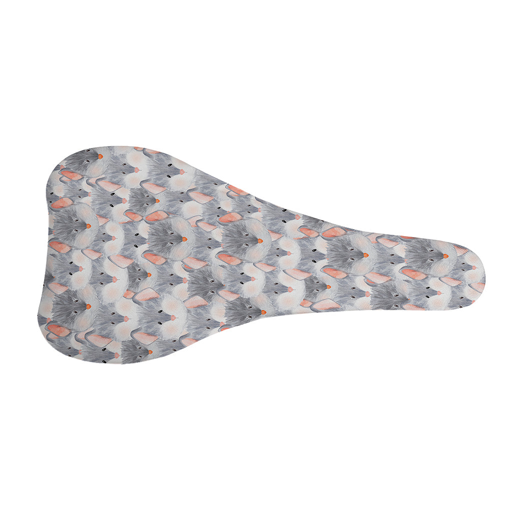 Watercolor Rat Pattern Print Bicycle Seat Cover