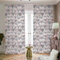 Watercolor Rat Pattern Print Dimout Pencil Pleat Curtains