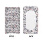 Watercolor Rat Pattern Print Changing Pad Cover