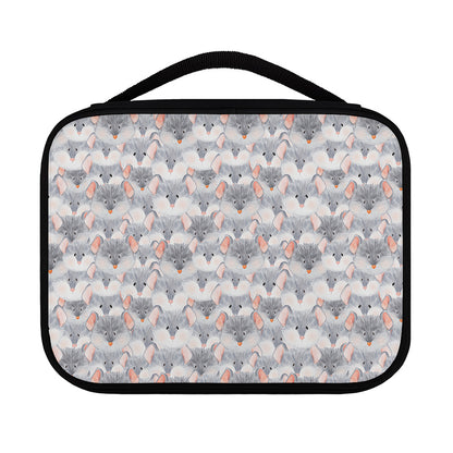 Watercolor Rat Pattern Print Classic Bible Case