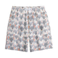 Watercolor Rat Pattern Print Cotton Shorts