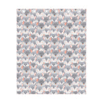 Watercolor Rat Pattern Print Curtain