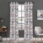 Watercolor Rat Pattern Print Curtain