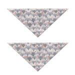 Watercolor Rat Pattern Print Dog Bandana